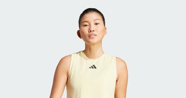 Nike イエロー ストライプ タンクトップ M アディダス パワー スリーストライプス ボクシータンクトップ