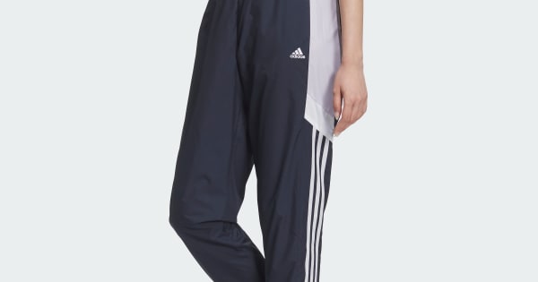 アディダス チーム ルーズフィット ウインドブレーカーパンツ - ブルー