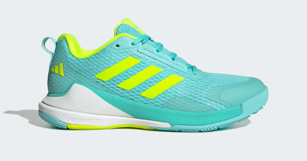 adidas Novaflight 2 Indoor Shoes - Turquoise | Free Shipping with