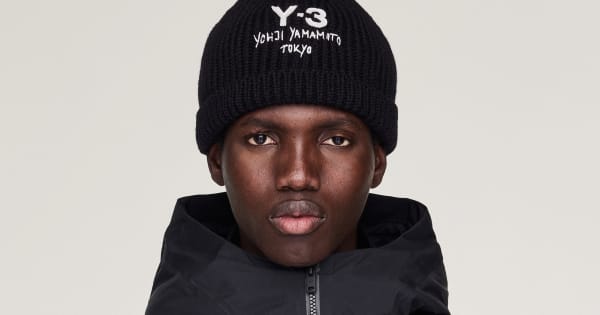 adidas Y-3 Chunky Knit Beanie - Black | Free Shipping with adiClub