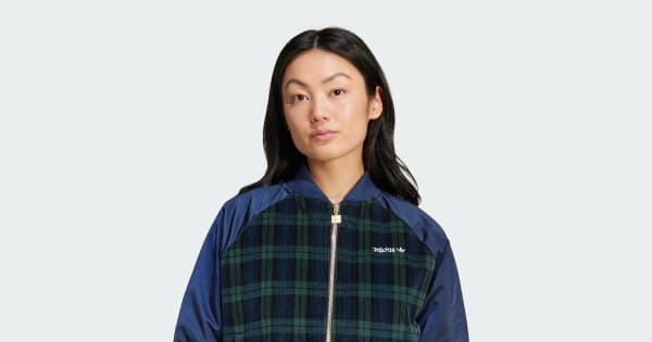 adidas originals タータンチェック　ジャケット adidas セットアップ タータンチェック O XL トラックジャケット