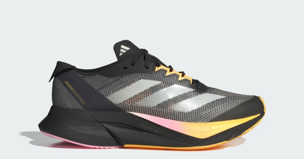 adidas Adizero Boston 12 Shoes - Black | Free Shipping with