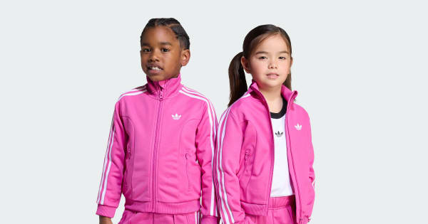 adidas AOP Track Suit Kids - Pink | Free Shipping with adiClub