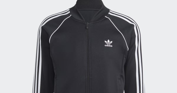 adidas Adicolor Classics SST Track Jacket - Black | Free