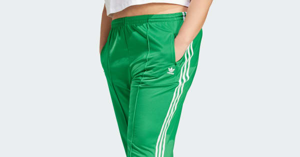 adidas Adicolor Classics Firebird Track Pants (Plus Size) - Green