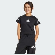 最も優遇の Fitted Z.N.E. adidas Crop Shipping Free | Black - Kids Tee ハンドケア・ハンドクリーム
