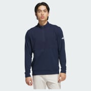 adidas Ultimate365 Tour Quarter-Zip Pullover - Blue | Free