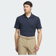 adidas Ultimate365 All Over Print Golf Polo Shirt - Collegiate Navy