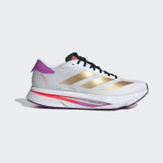 Colour: Cloud White / Gold Metallic / Purple Burst