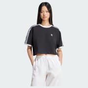 アディダス クロップドTシャツ L 白adidas ショート丈 - メルカリ