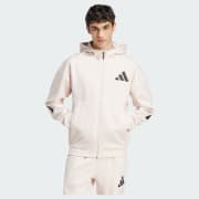 adidas Z.N.E. Full-Zip Hooded Track Jacket - Red | adidas UK