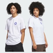 adidas Star Wheel Tee (Gender Neutral) - White | Free