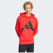 adidas Essentials Big Logo French Terry Hoodie - Black