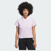 adidas Summer Prep Zip Polo Shirt - Purple | Free Shipping