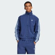 adidas Adicolor Woven Firebird Track Top - Blue | Free