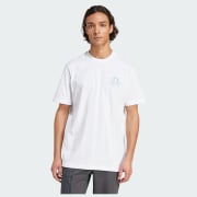 adidas Originals Resort Graphic Tee - White | Free Shipping