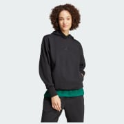 adidas ALL SZN Fleece Loose Hoodie - Black | Free Shipping