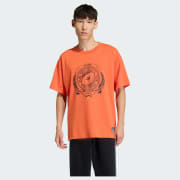 ADIDAS ORIGINALS & ALL BLACKS LOOSE GRAPHIC TEE - Orange | Free