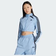adidas Teamgeist Adicolor Cropped Track Top - Blue | Free