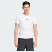 【おまけ付】 adidas Techfit Compression Training Tee - White | Free ウェア