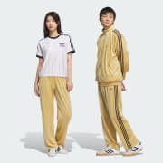 アディダス ベロア トラックパンツ - ベージュ | アディダス