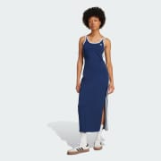 ◆正規品◆ADIDAS ADICOLOR 3S TANK MAXI DRESS(W)◆関税込◆ adidas Adicolor 3-Stripes Tank Maxi Dress - Black | Free