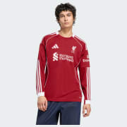 リバプール　Liverpool away long sleeve 25/26 adidas Liverpool FC 25/26 Long Sleeve Away Jersey - White