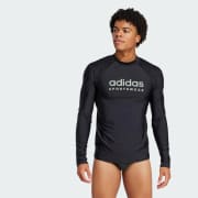 adidas Long Sleeve Rash Guard - Black | adidas Deutschland