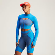 adidas by Stella McCartney モックネックスリーブ - ブラック