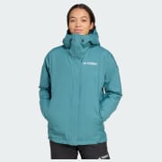 adidas Terrex Multi 2L Rain.Rdy Insulated Jacket - Green | Free