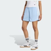 【ADIDAS】Ruffled Short Pants - Light Pink / KC8818 adidas Originals Satin Shorts Ruffle 3-Stripes - Pink | Free