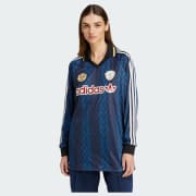 ◆adidas◆ Retro Sports Cricket Inspired Crop Jersey Brown K adidas Originals Retro Sports Cricket-inspired Cropped