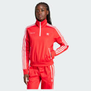 adidas Sporty & Rich Half-Zip Track Jacket - Blue | Free