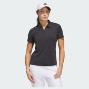 adidas Ultimate365 Heathered Twistknit Polo Shirt - Black