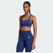 adidas Powerimpact Rib Medium Support Training Bra - Black