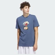 Tシャツ・カットソー Malbon Golf DRAGON BUCKET PIGMENT ROUND T-SHIRT SKY BLUE MAN mens-malbon-golf-navy-wm-