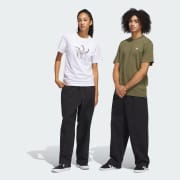 【U LAN】[U-BASIC] Pure Side Pintuck Training Pants adidas Skateboarding Pintuck Pants (Gender Neutral) - Black
