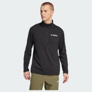 adidas Terrex Multi Climacool 1/2 Zip Long Sleeve Tee - Blue