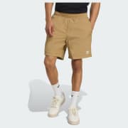 adidas Trefoil Essentials Woven Shorts - Brown | Free