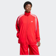 adidas Adilenium Oversized Track Top - Red | adidas India