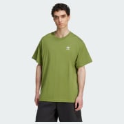 adidas Trefoil Essentials Oversized Tee - White | Free