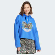adidas X Farm Hoodie - Blue | Free Shipping with adiClub
