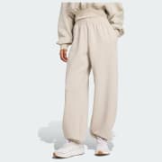 adidas Soft Lux Loose Pant - Beige | Free Shipping with
