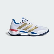 Couleur du produit : Cloud White / Gold Metallic / Dark Blue