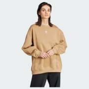 adidas Essentials Fleece Long Oversized Crew Sweatshirt
