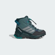キリト adidas Terrex Ax4r Mid CLIMAWARM+ Hiking Shoes Kids - Green