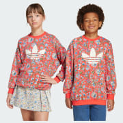 adidas 花柄 クロップドジャケット 赤 M Sサイズ adidas originals アディダス オリジナルス ジャージ