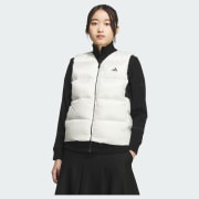 adidas ホワイト ゴルフダウンベスト アディダス(adidas) ゴルフウェア アウターベスト Frost Guard