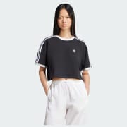 adidas 3S LOOSE CROP T - blanc | adidas Canada