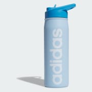 adidas Steel Straw Metal Bottle 600 ML - Blue | Free